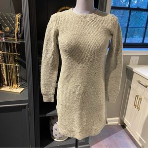 Madewell Gray Button-Back Sweater Dress – XXS